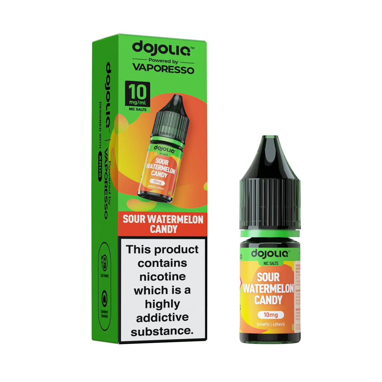 Vaporesso DOJOLIQ - Sour Watermelon Candy Nic Salt 10ml