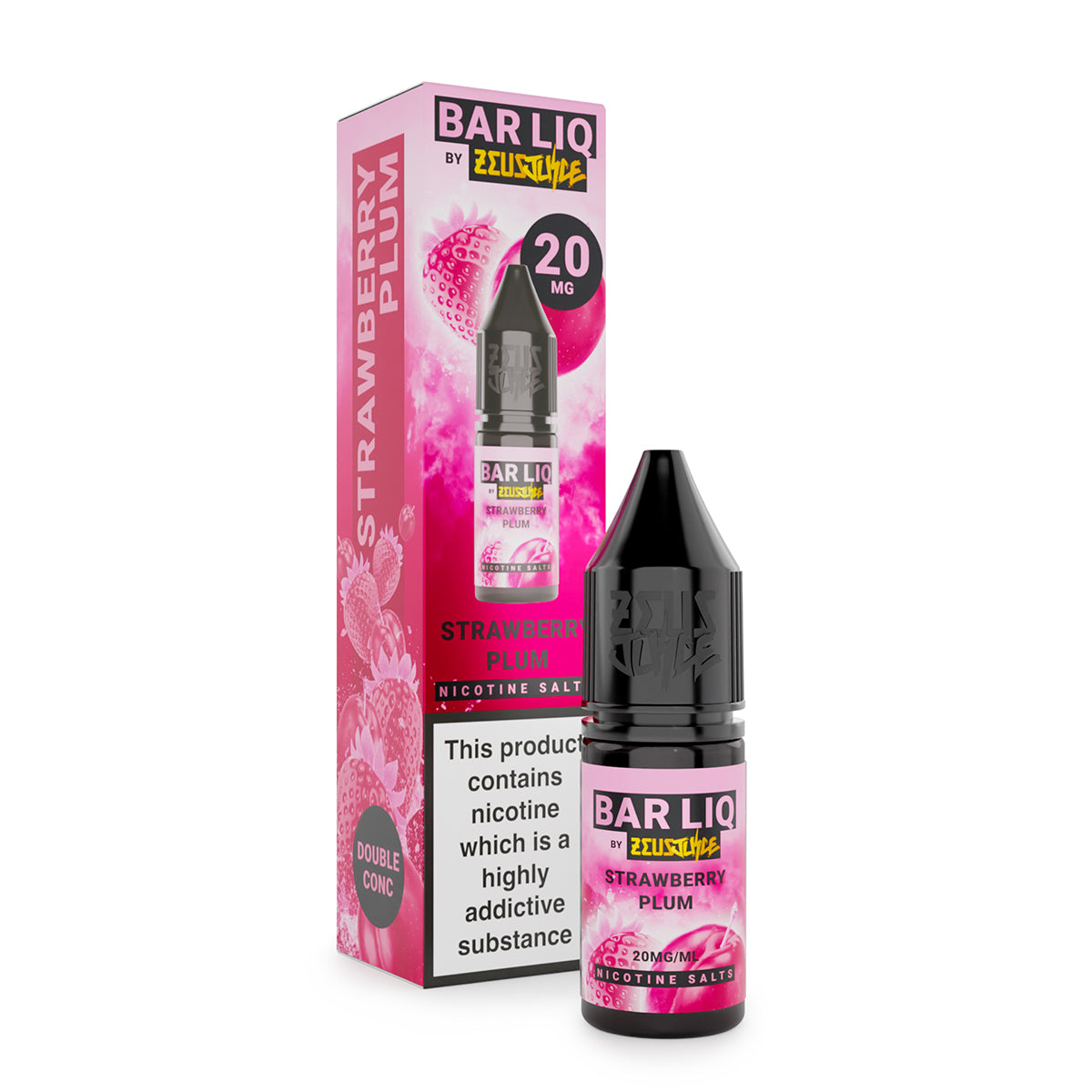 Zeus Juice Bar Liq - Strawberry Plum Nic Salt