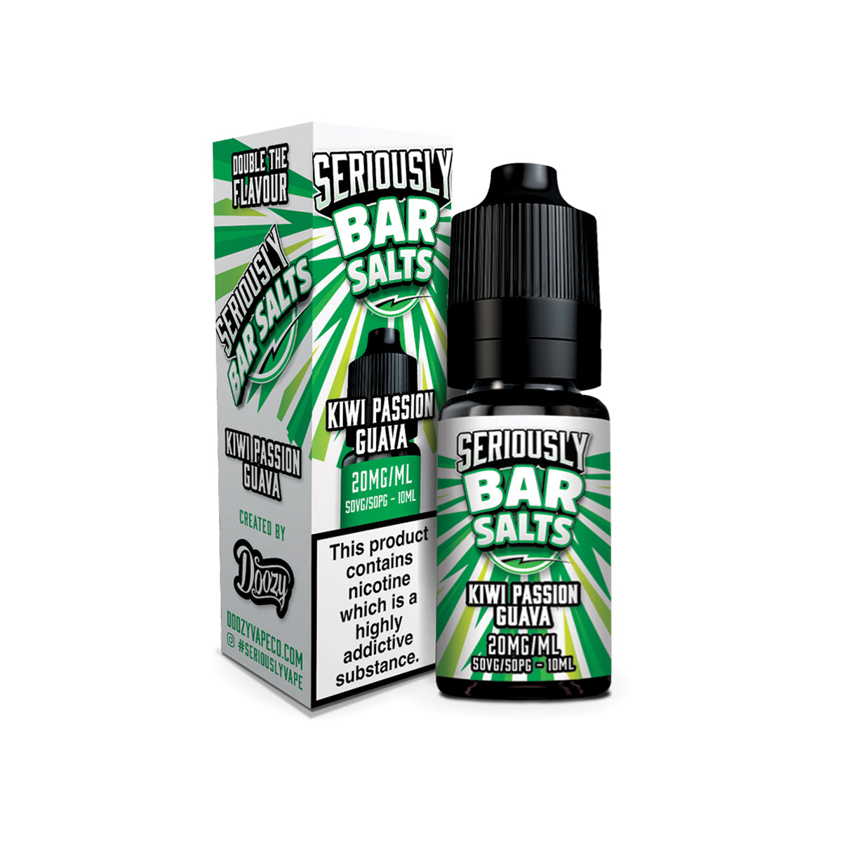 Seriously Bar Salts - Kiwi Passion Guava Nic Salt