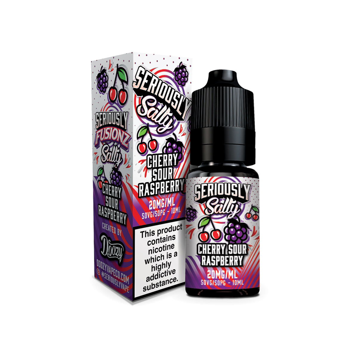 Seriously Fusionz - Cherry Sour Raspberry Nic Salt