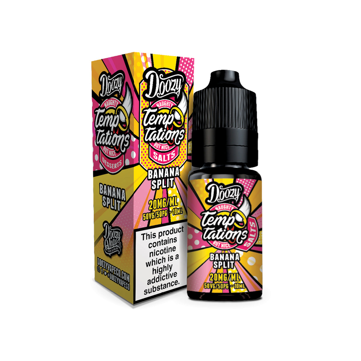 Doozy Temptations - Banana Split Nic Salt
