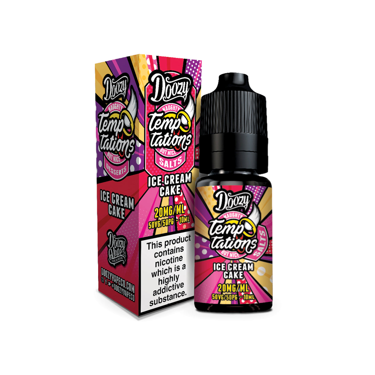 Doozy Temptations - Ice Cream Cake Nic Salt