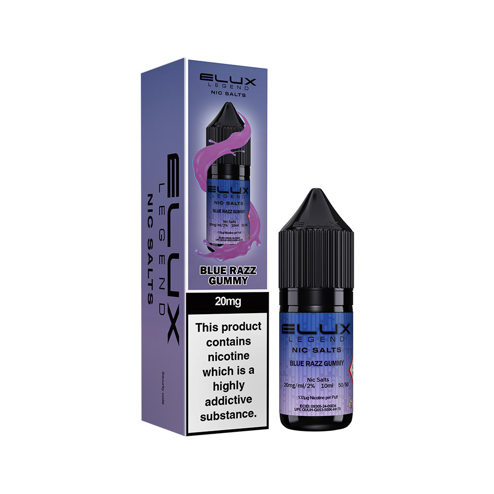 Elux Legend - Blue Razz Gummy Nic Salt