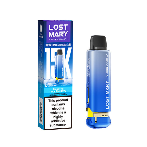 Lost Mary Nera 15K Replaceable Pods