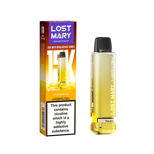 Lost Mary Nera 15K Replaceable Pods