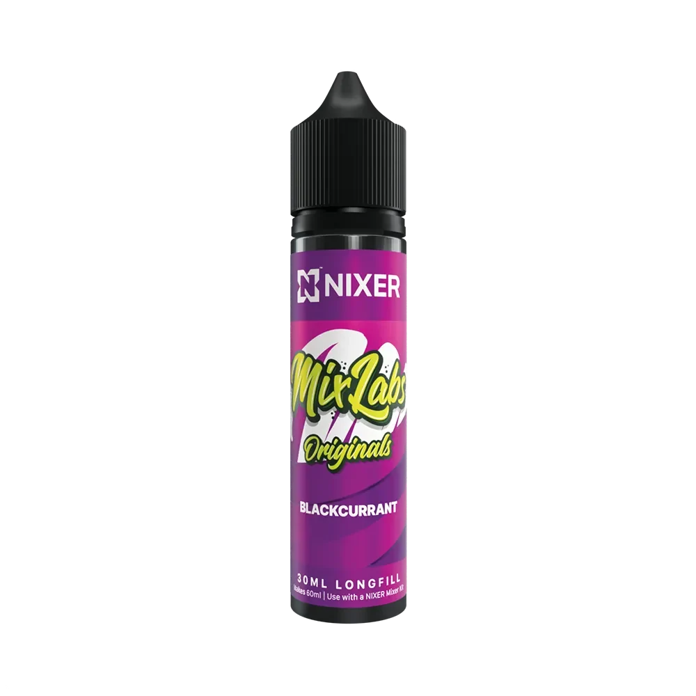 Nixer x Mix Labs Originals - Blackcurrant 30ml Longfill
