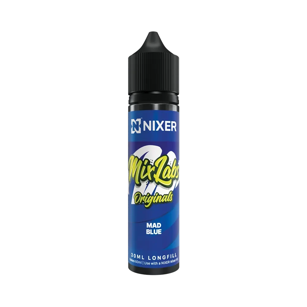 Nixer x Mix Labs Originals - Mad Blue 30ml Longfill