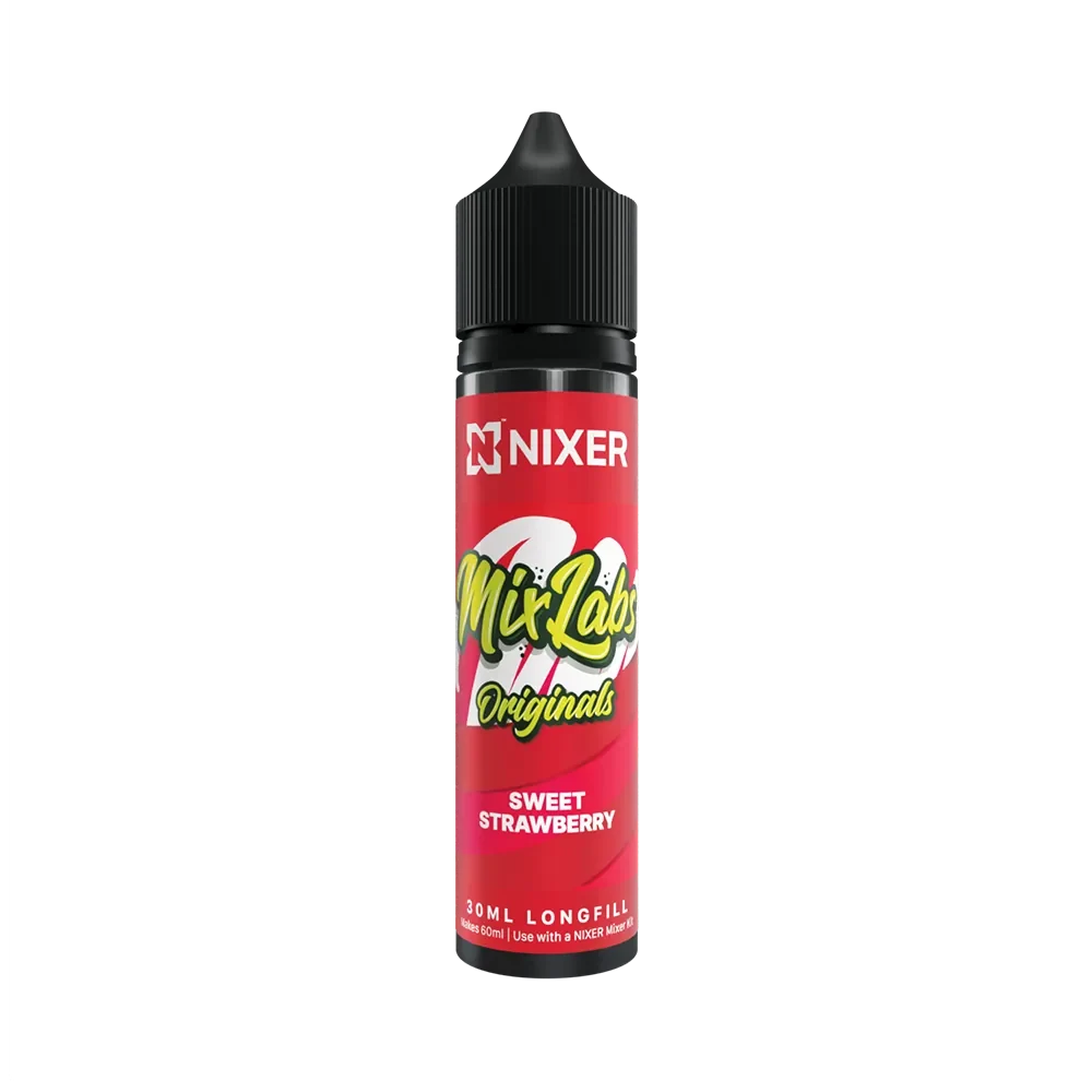 Nixer x Mix Labs Originals - Sweet Strawberry 30ml Longfill