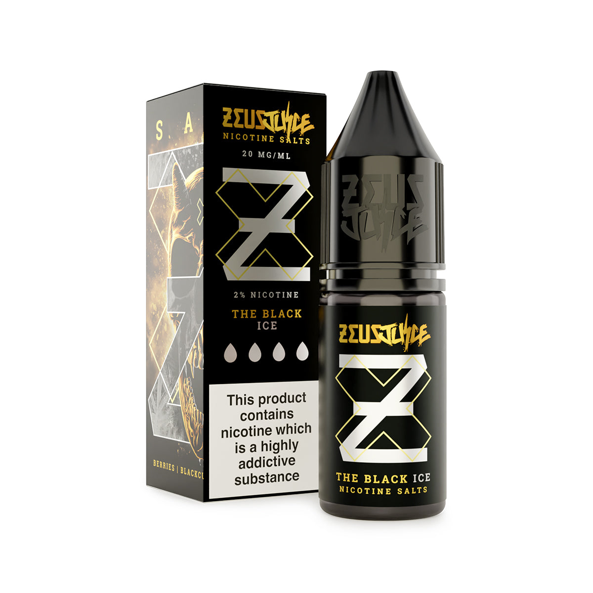 Zeus Juice - The Black Ice Nic Salt 10ml