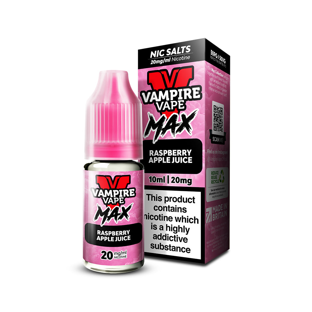 Vampire Vape Max - Raspberry Apple Juice Nic Salt
