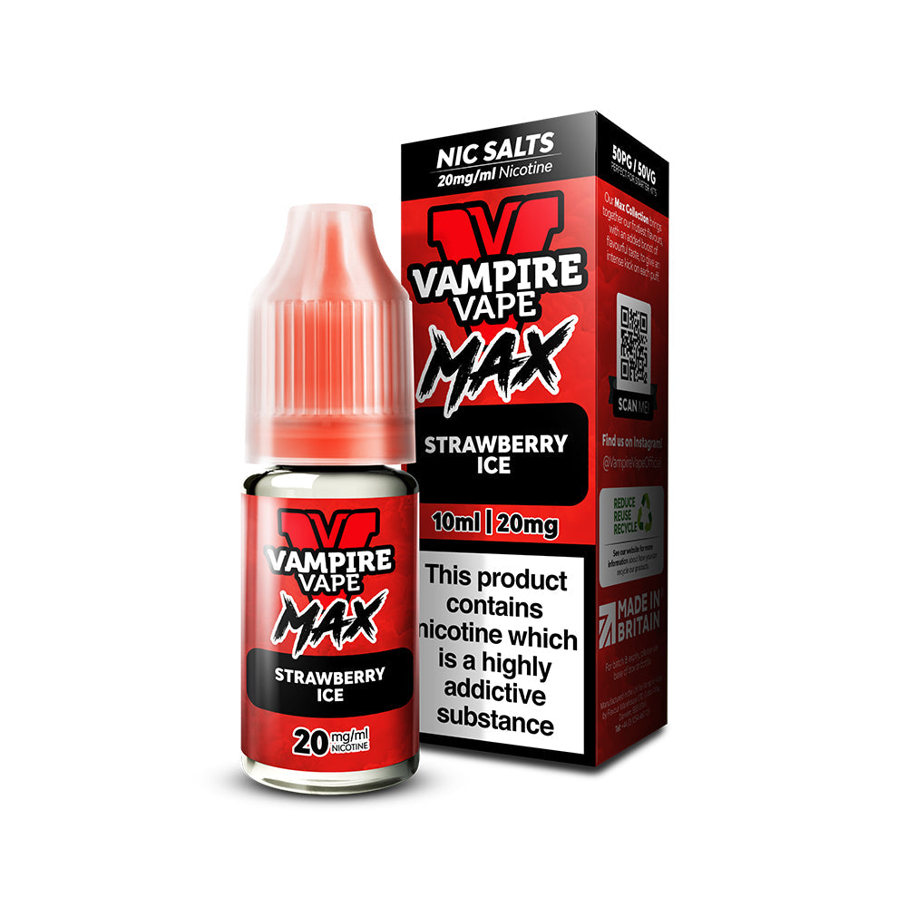 Vampire Vape Max - Strawberry Ice Nic Salt