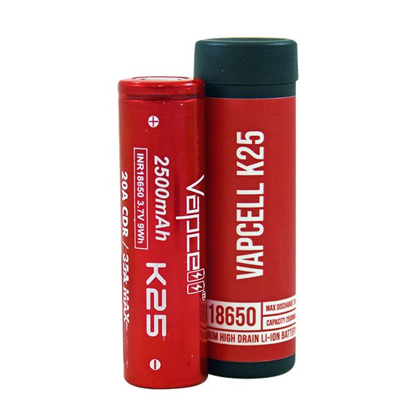 Vapcell K25 18650 Battery (2500mAh)