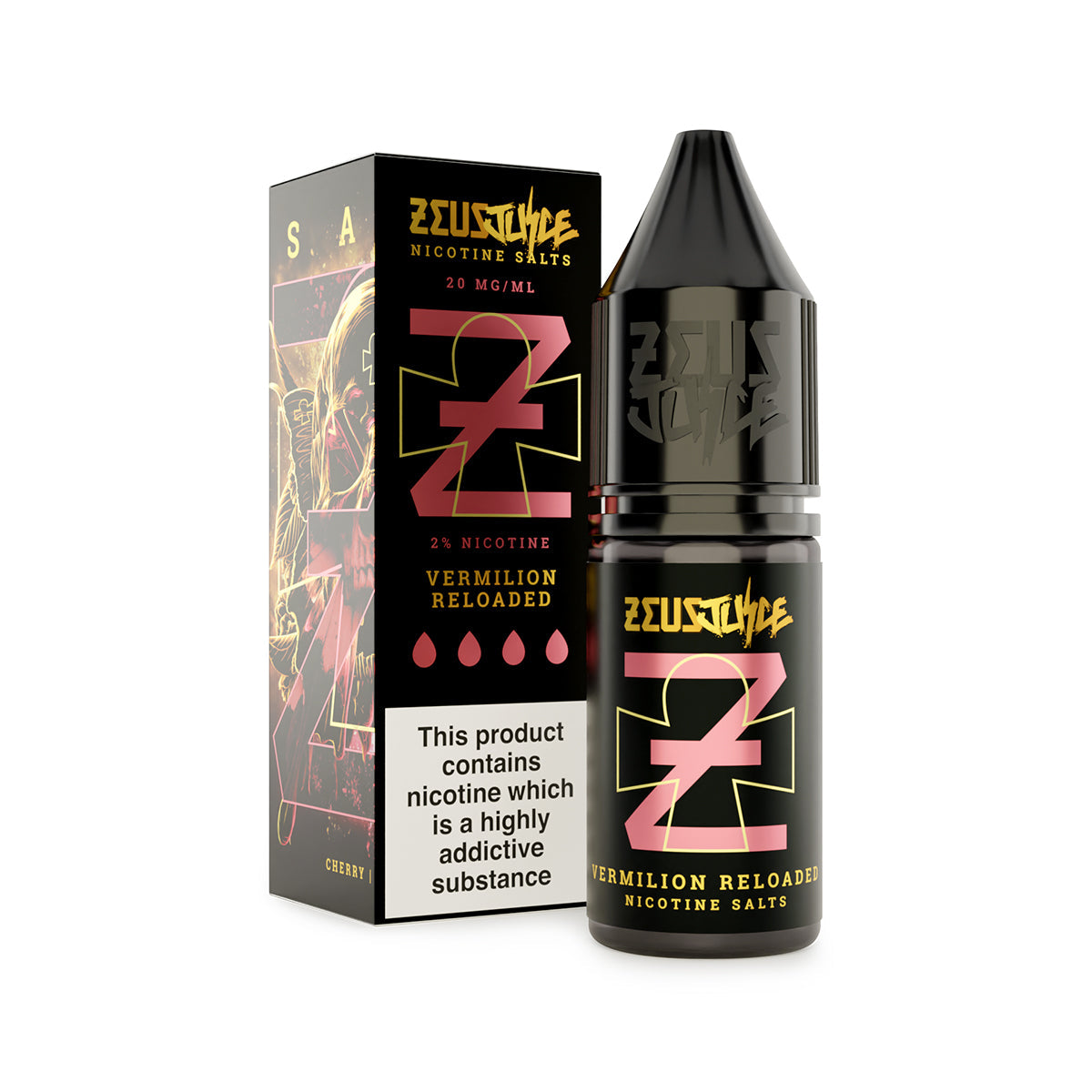 Zeus Juice - Vermilion Reloaded Nic Salt 10ml