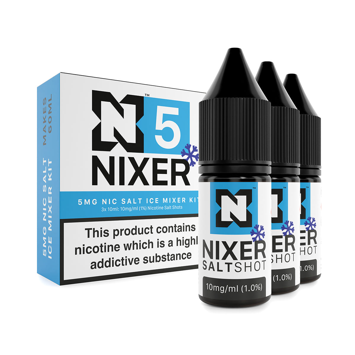 Nixer Mixer Kit (3 x 10ml) - Nic Salt - 50/50