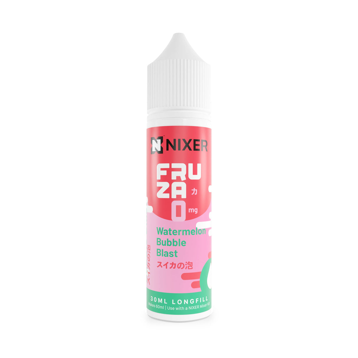 Nixer x Fruza - Watermelon Bubble Blast 30ml Longfill