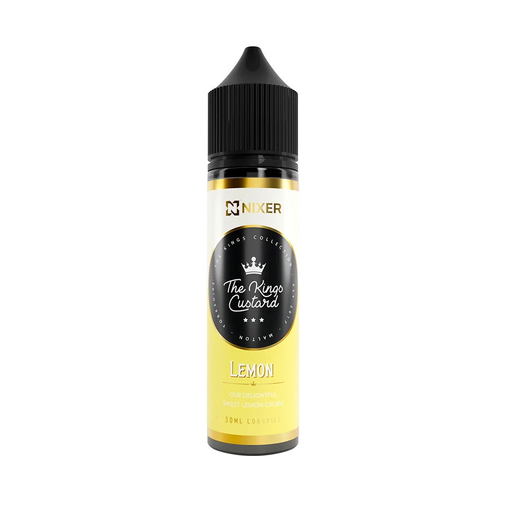 Nixer x The Kings Custard - Lemon 30ml Longfill