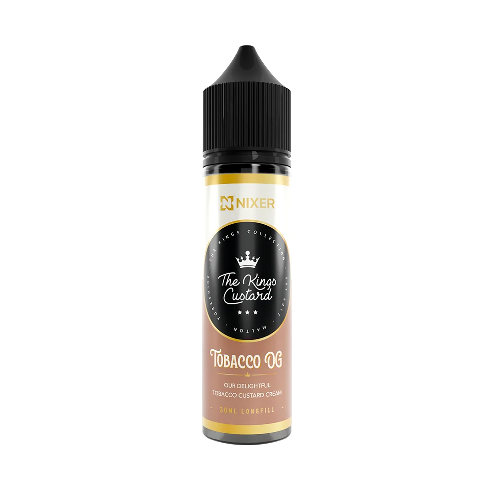 Nixer x The Kings Custard - Tobacco OG 30ml Longfill