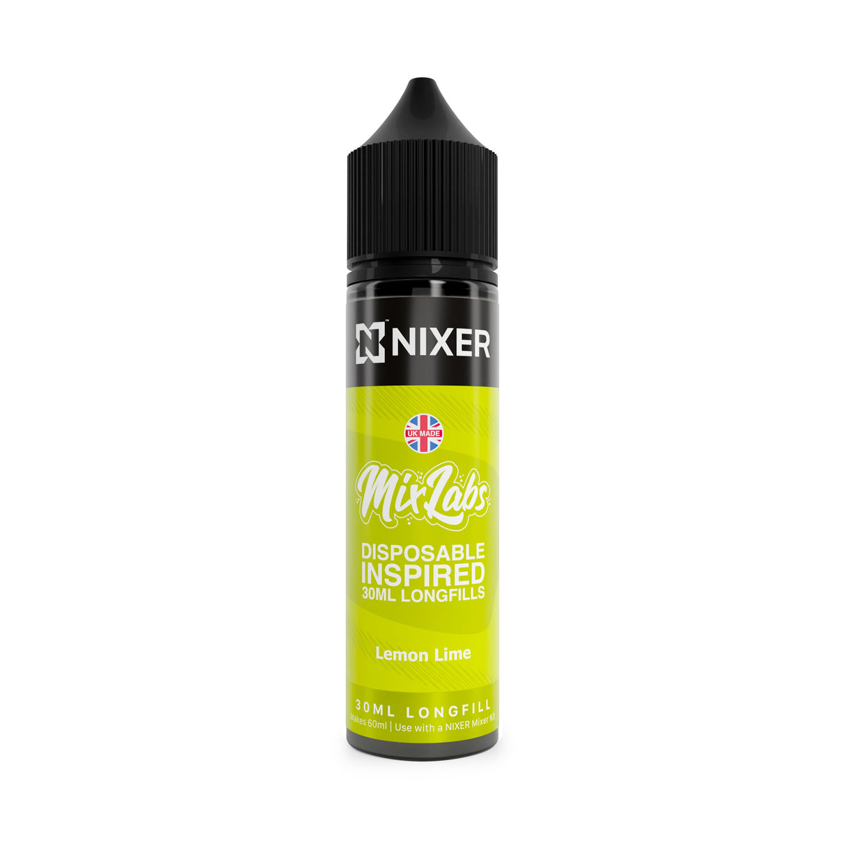 Nixer x Mix Labs - Lemon Lime 30ml Longfill
