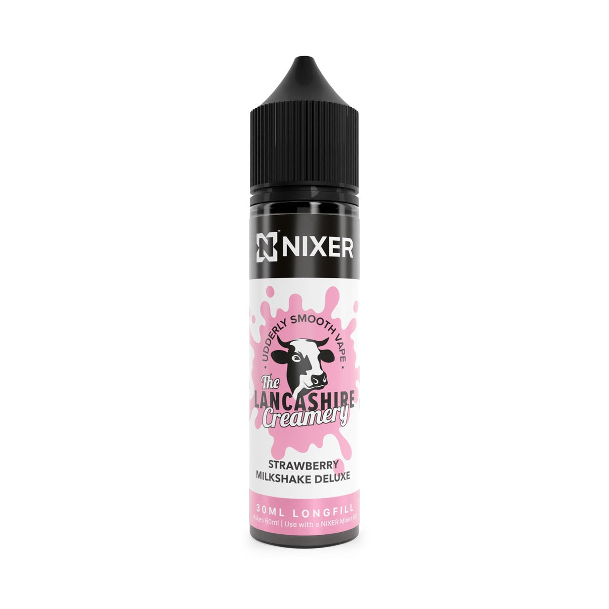 Nixer x The Lancashire Creamery - Strawberry Milkshake Deluxe 30ml