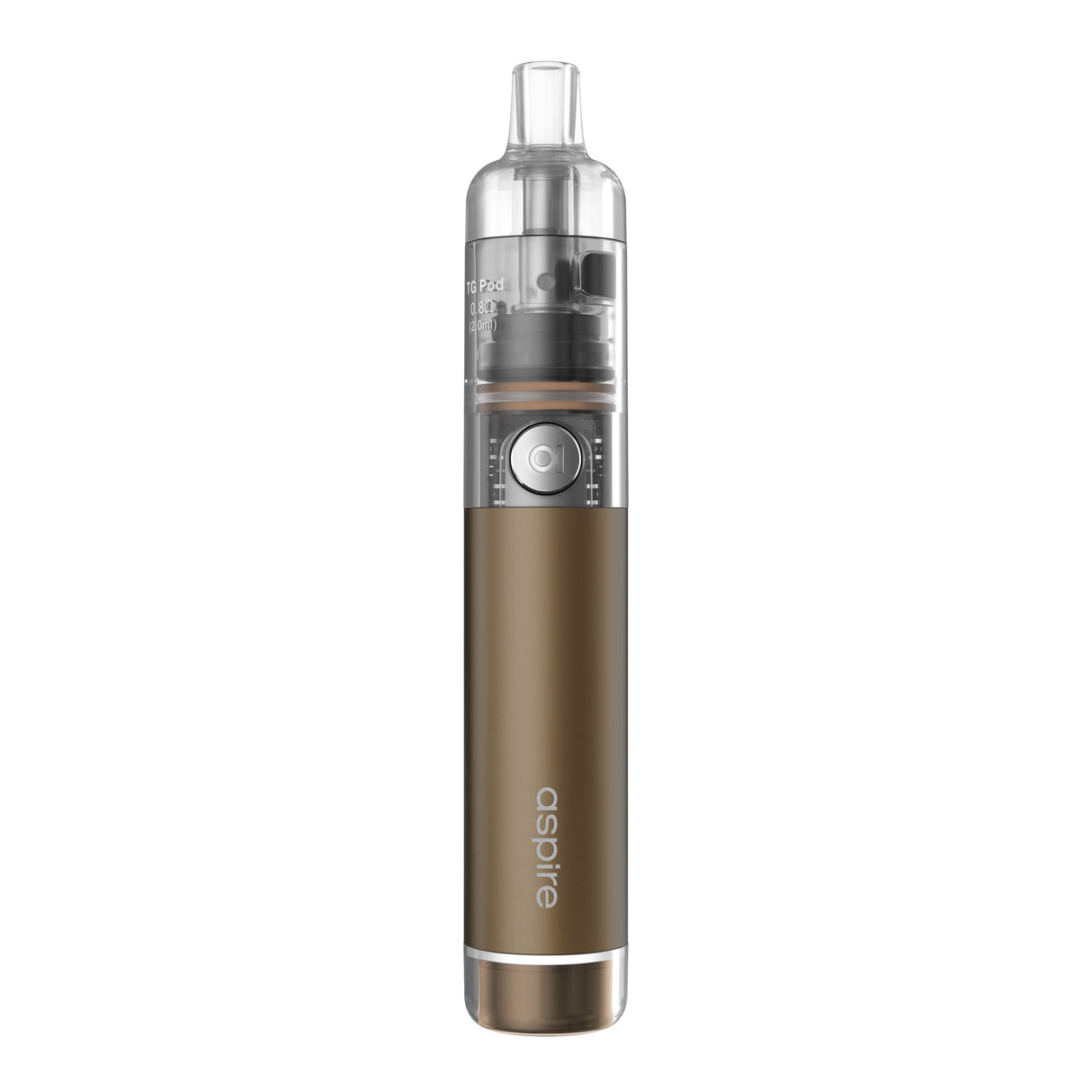 Aspire Cyber G vape kit in Brown shown upright against a clean white backdrop.