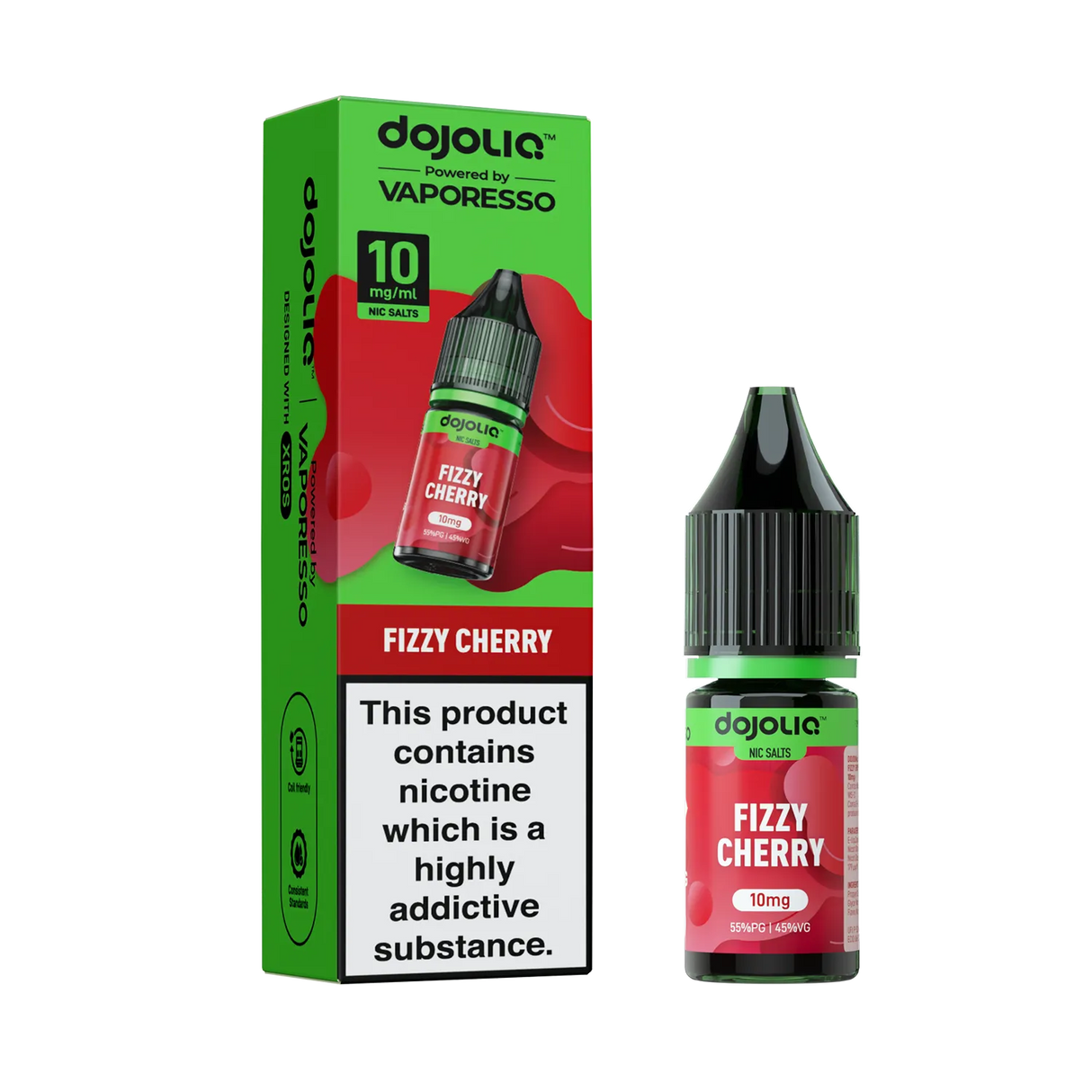 Vaporesso DOJOLIQ - Fizzy Cherry Nic Salt 10ml