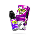 Mix Labs Originals Blackcurrant nicotine salt 10ml 5mg UK made e-liquid angled bottle and box on white background