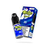 Mix Labs Originals Mad Blue nicotine salt 10ml 5mg UK made e-liquid angled bottle and box on white background