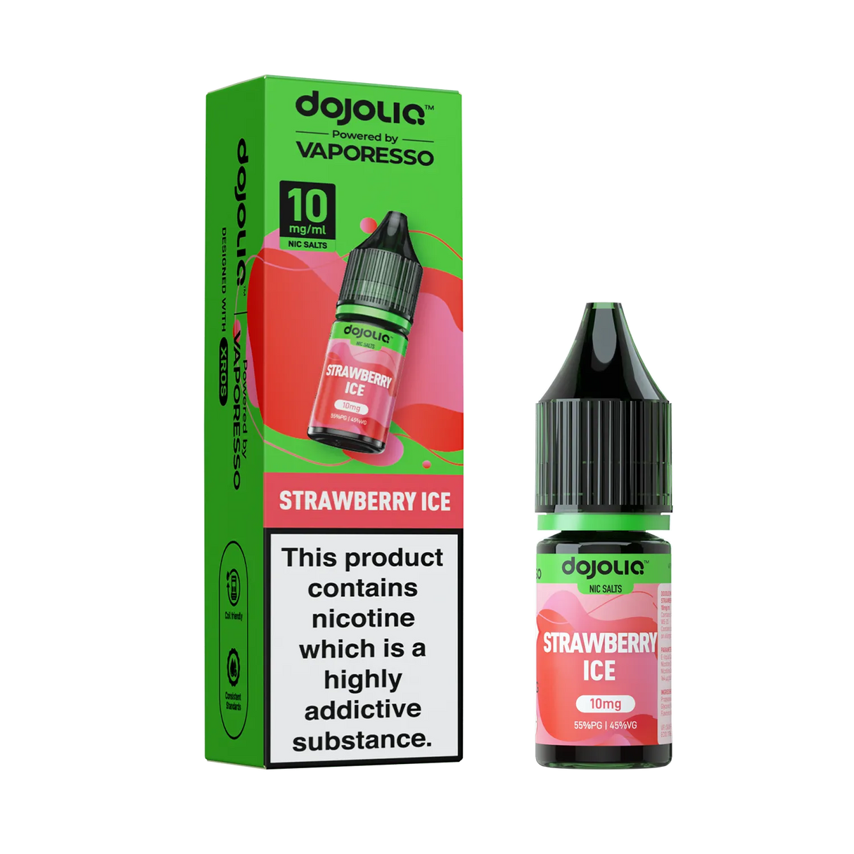 Vaporesso DOJOLIQ - Strawberry Ice Nic Salt 10ml