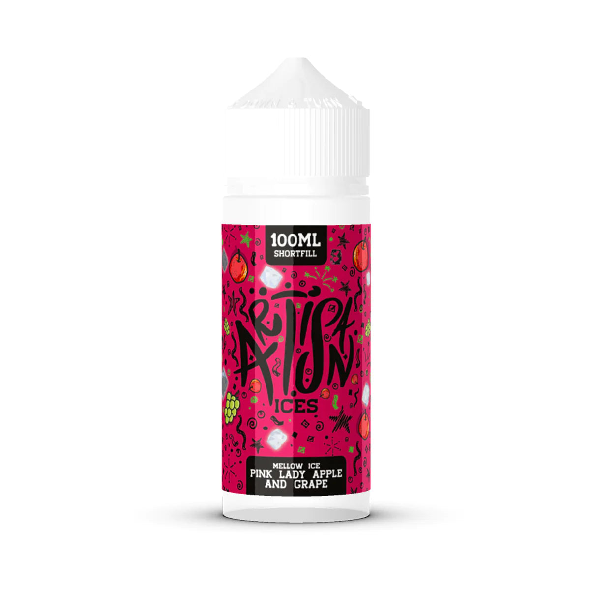 Artisan Ices - Mellow Ice Pink Lady Apple & Grape 100ml