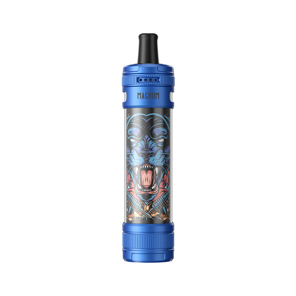 Aspire Magnum Vape Kit in Blue Fire Tiger design