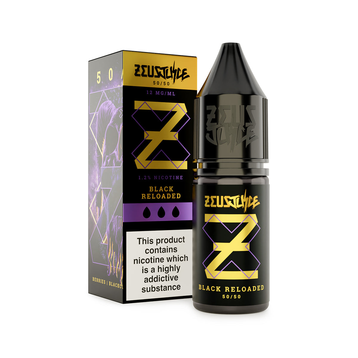 Zeus Juice - Black Reloaded Freebase 10ml
