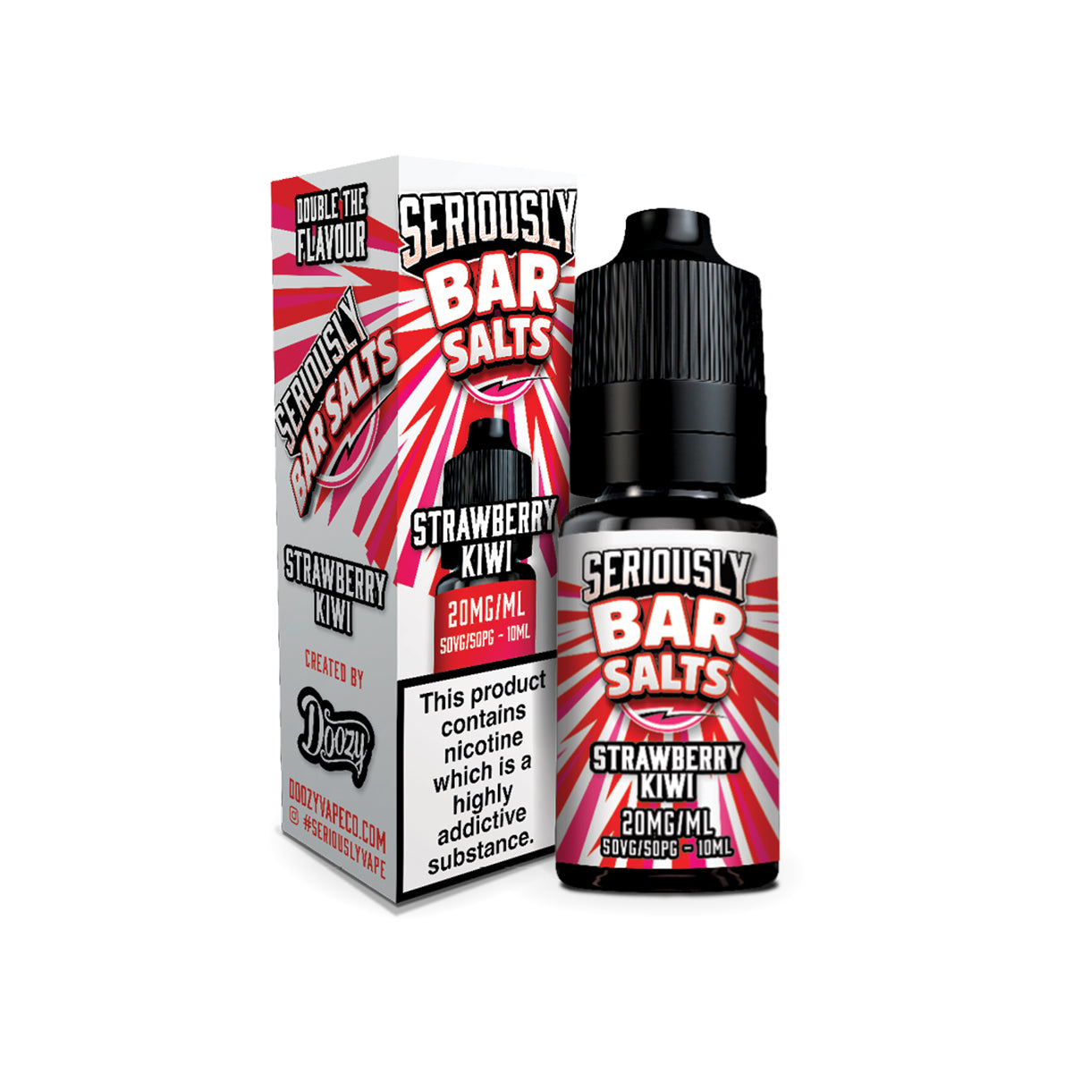 Seriously Bar Salts - Strawberry Kiwi Nic Salt