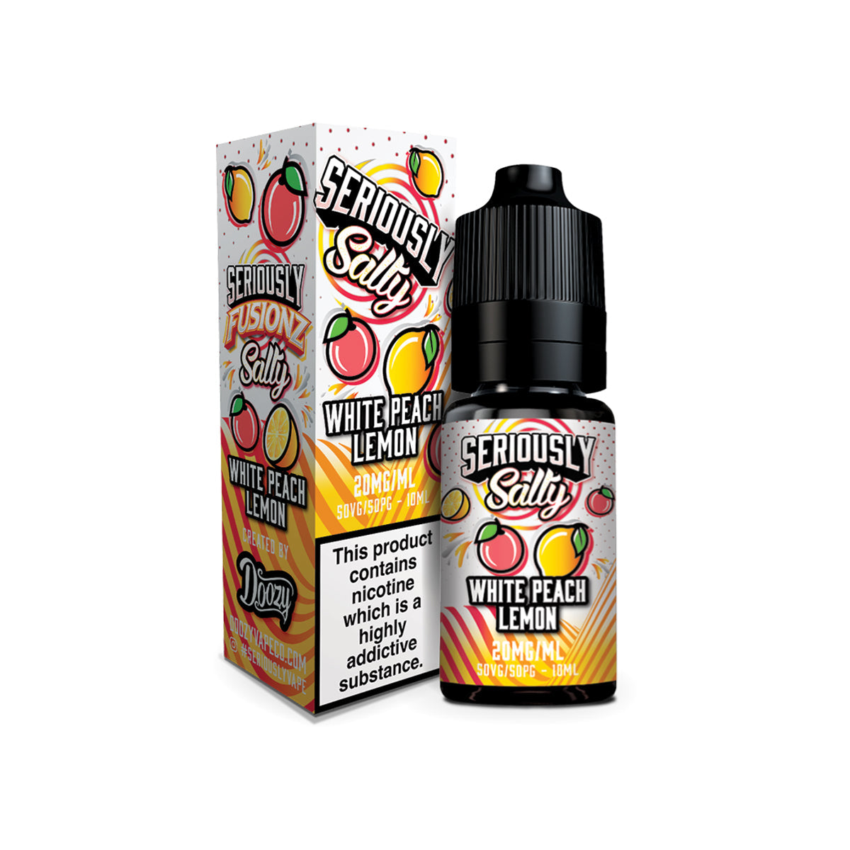 Seriously Fusionz - White Peach Lemon Nic Salt