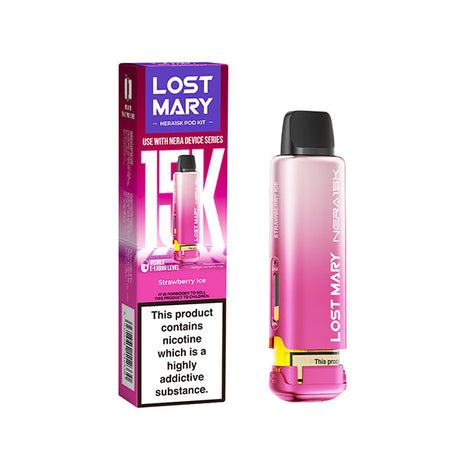 Lost Mary Nera 15K Replaceable Pods