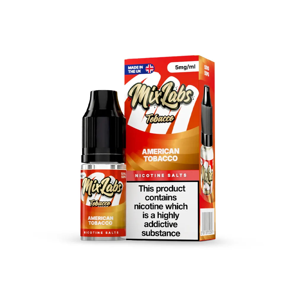 Mix Labs Tobacco - American Tobacco Nic Salt 10ml