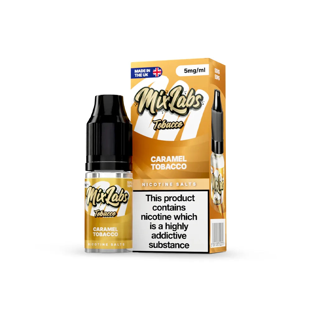 Mix Labs Tobacco - Caramel Tobacco Nic Salt 10ml