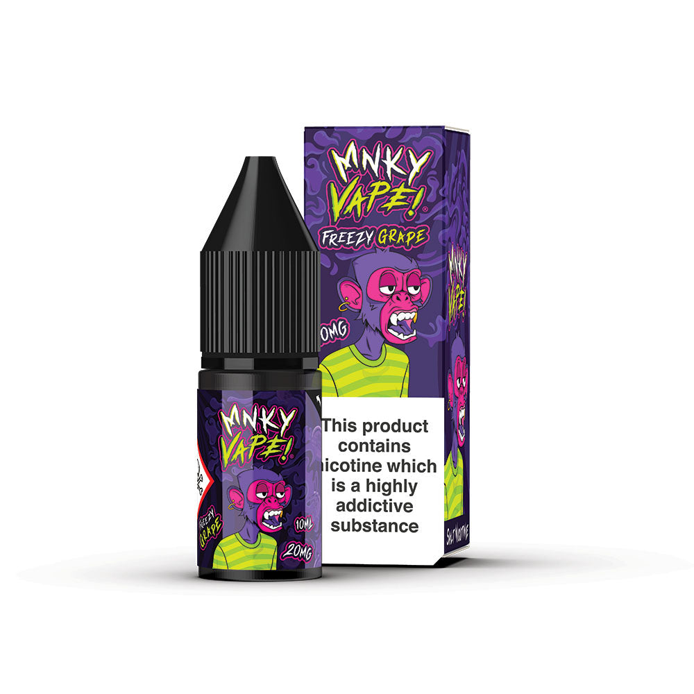 MNKY Vape [EXPIRED] - Freezy Grape Nic Salt