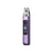 OXVA Xlim Pro 3 pod kit standing upright, showing its clear pod, purple silk-finish body and illuminated 30W OLED display on a white background.