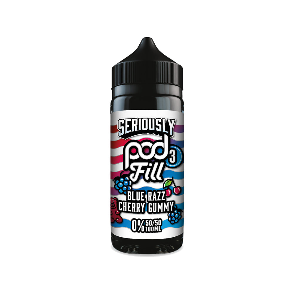 Seriously Pod Fill 3 - Blue Razz Cherry Gummy 100ml