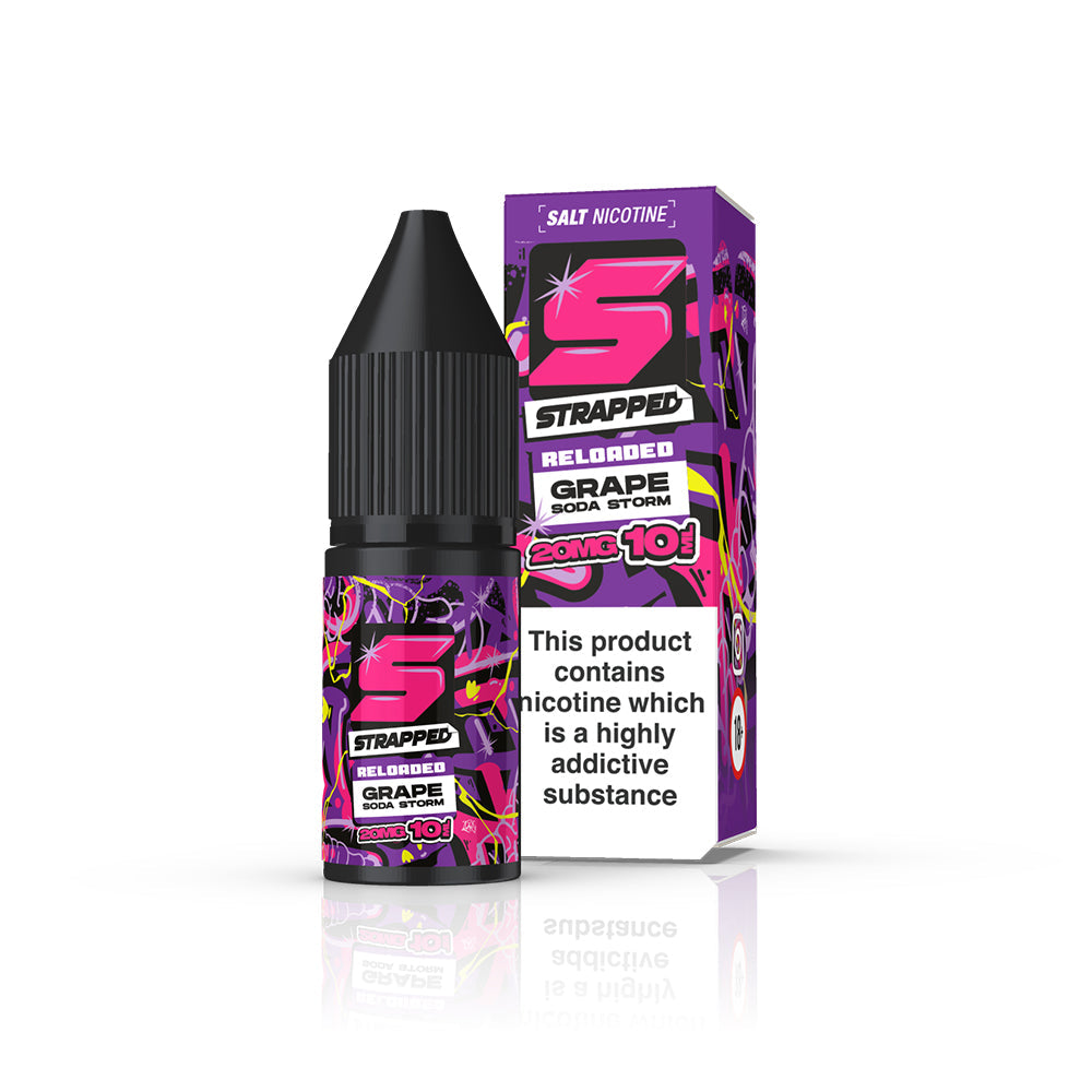 Strapped Reloaded - Grape Soda Storm Nic Salt