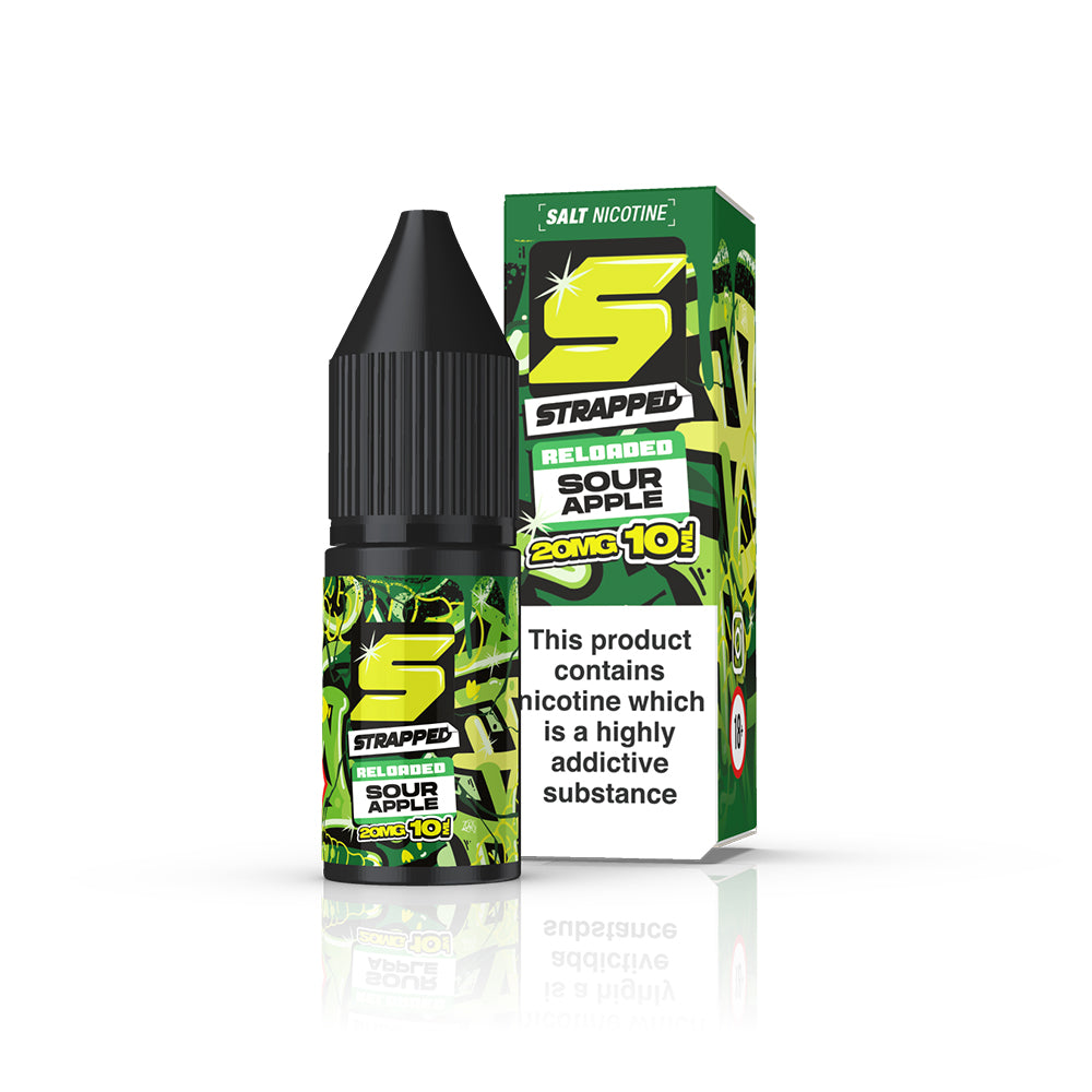 Strapped Reloaded - Sour Apple Nic Salt