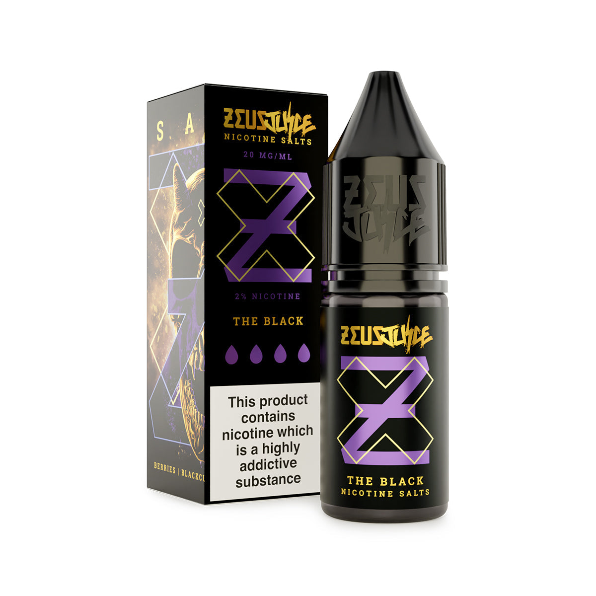 Zeus Juice - The Black Nic Salt 10ml