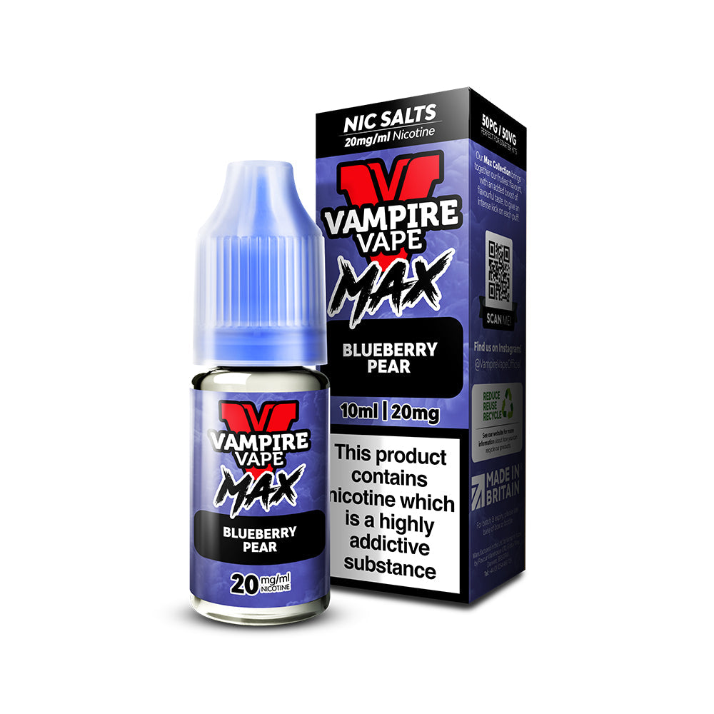 Vampire Vape Max - Blueberry Pear Nic Salt