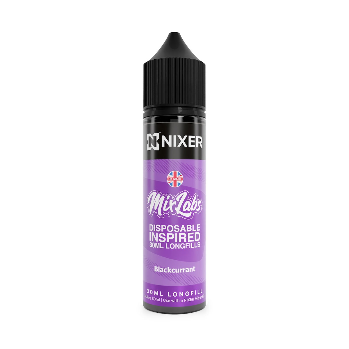 Nixer x Mix Labs - Blackcurrant 30ml Longfill