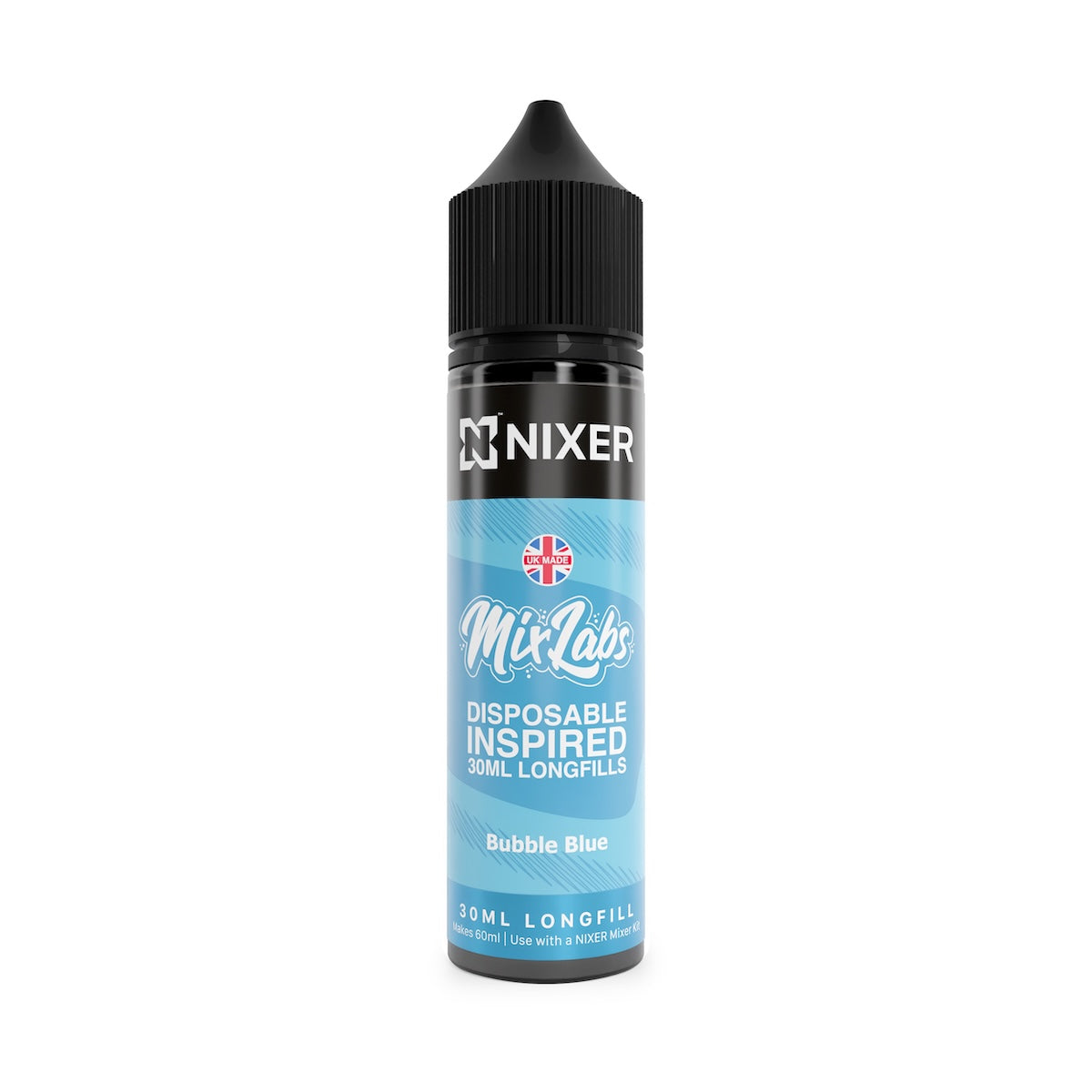 Nixer x Mix Labs - Bubble Blue 30ml Longfill