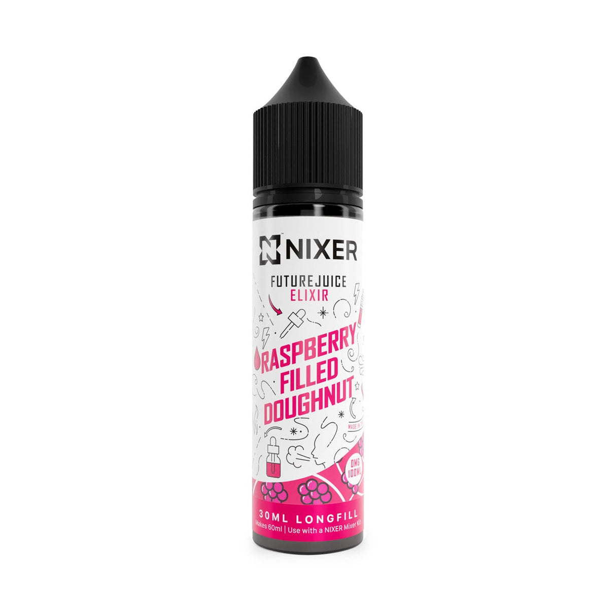 Nixer x Future Juice - Raspberry Filled Doughnut 30ml