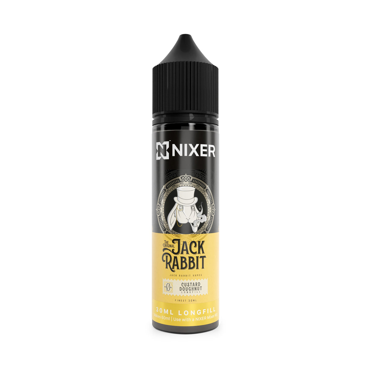 Nixer x Jack Rabbit - Custard Doughnut 30ml Longfill