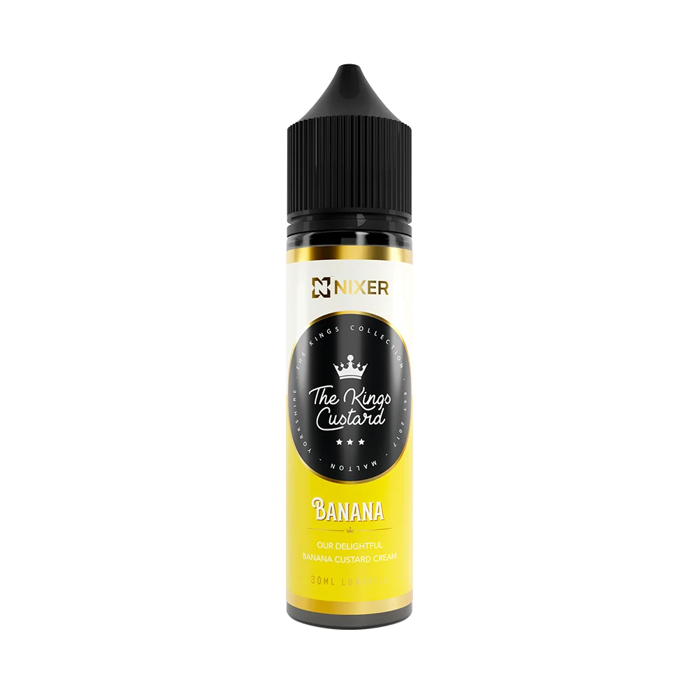 Nixer x The Kings Custard - Banana 30ml Longfill