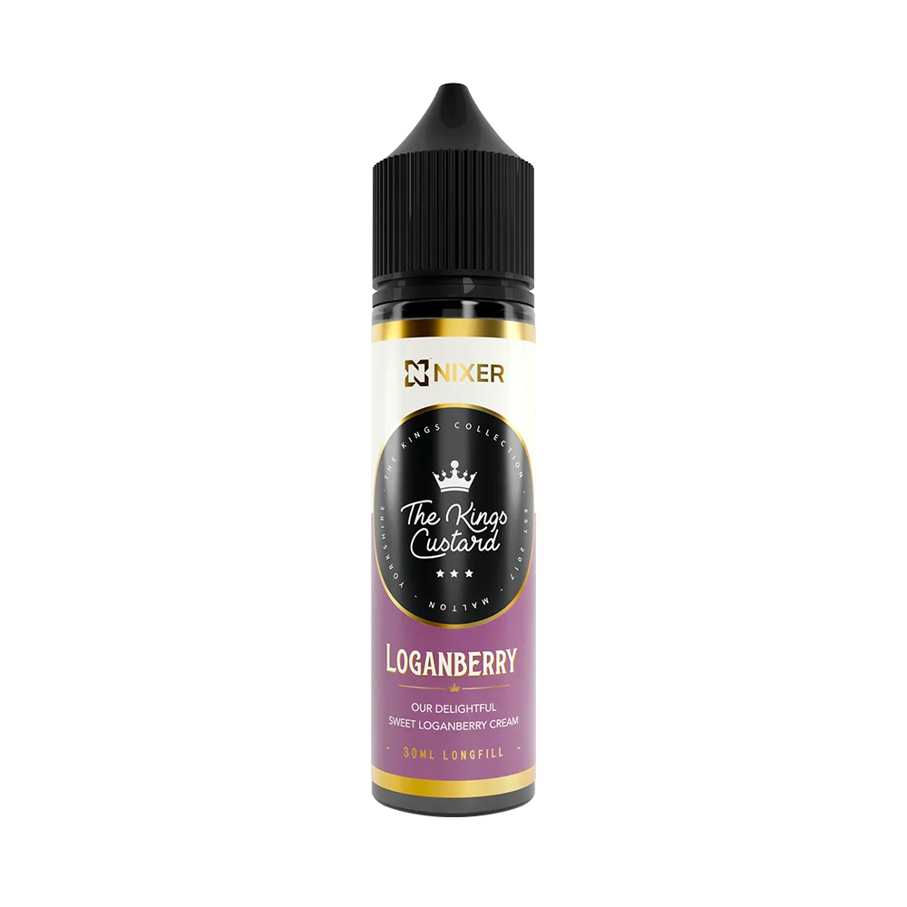 Nixer x The Kings Custard - Loganberry 30ml Longfill