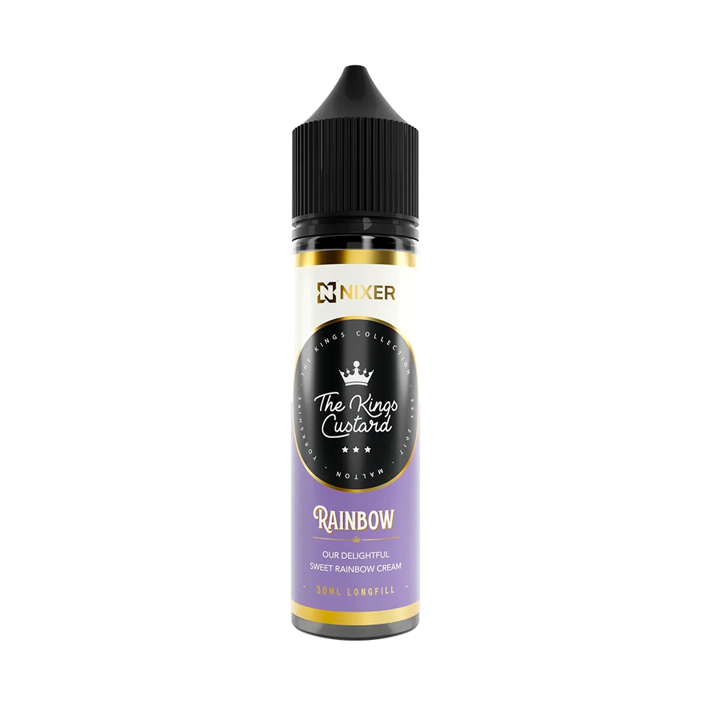 Nixer x The Kings Custard - Rainbow 30ml Longfill